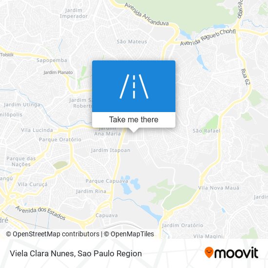 Mapa Viela Clara Nunes