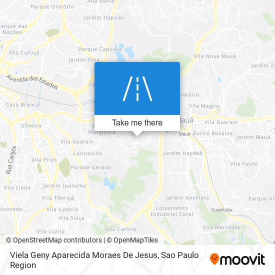 Mapa Viela Geny Aparecida Moraes De Jesus