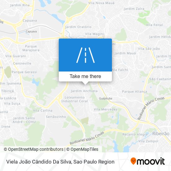 Mapa Viela João Cândido Da Silva