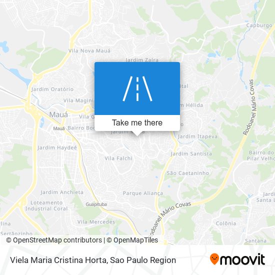 Viela Maria Cristina Horta map