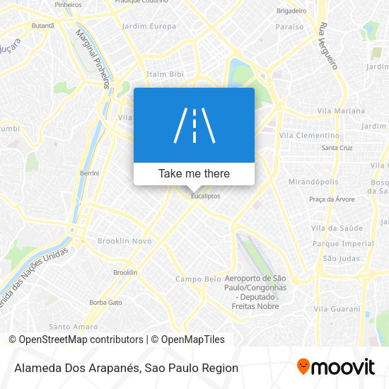 Alameda Dos Arapanés map