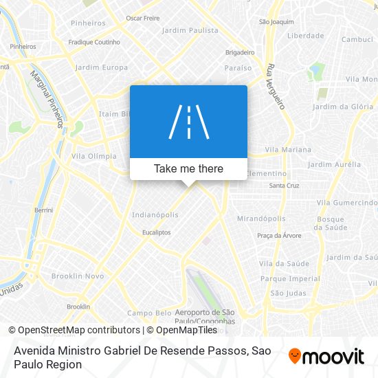 Avenida Ministro Gabriel De Resende Passos map