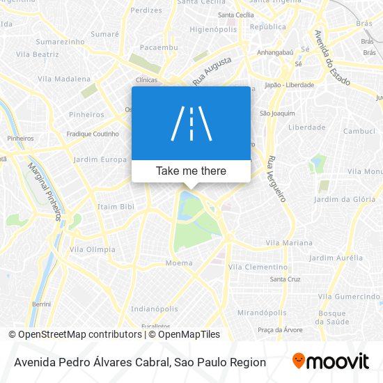 Avenida Pedro Álvares Cabral map