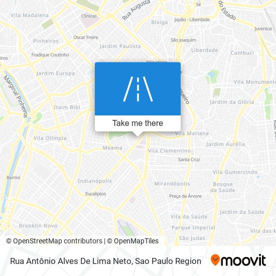 Rua Antônio Alves De Lima Neto map