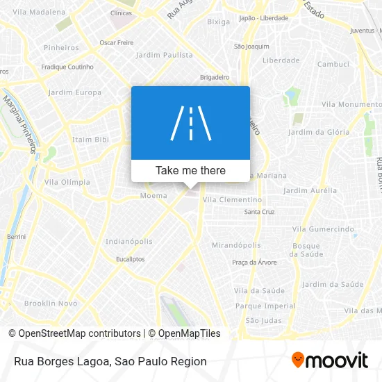 Rua Borges Lagoa map