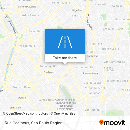 Rua Cadineus map