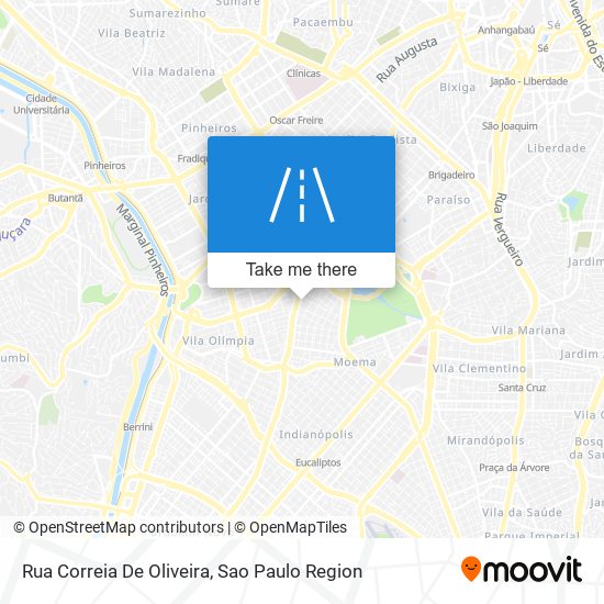 Mapa Rua Correia De Oliveira