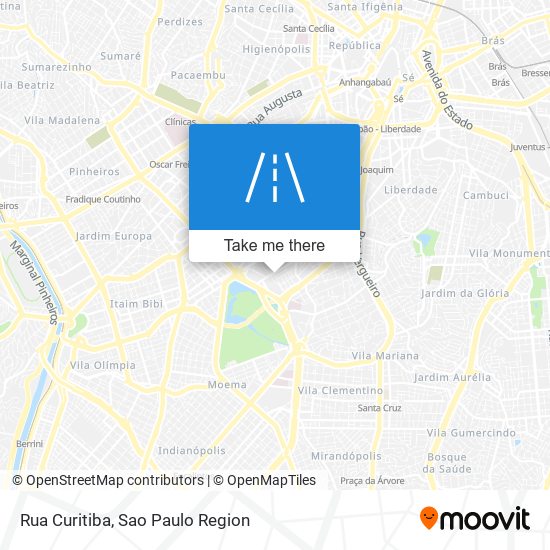 Rua Curitiba map