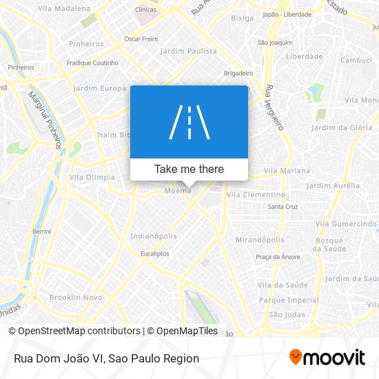 Rua Dom João VI map