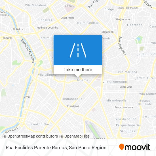 Mapa Rua Euclides Parente Ramos