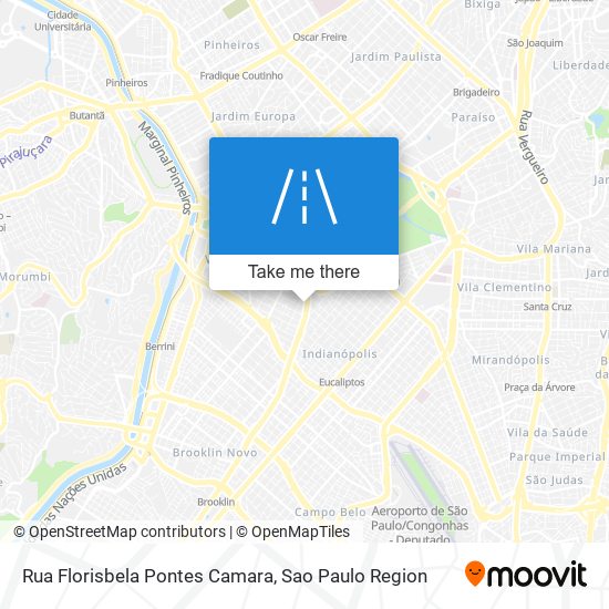 Mapa Rua Florisbela Pontes Camara