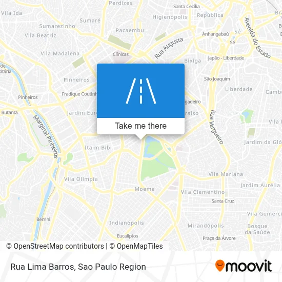 Rua Lima Barros map