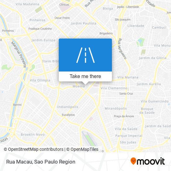 Rua Macau map