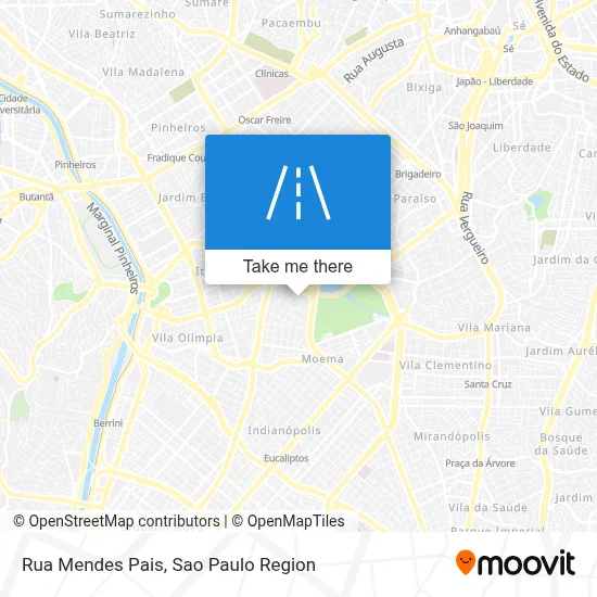 Rua Mendes Pais map