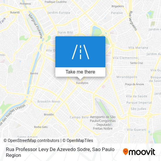 Rua Professor Levy De Azevedo Sodre map