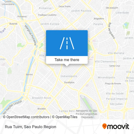 Rua Tuim map