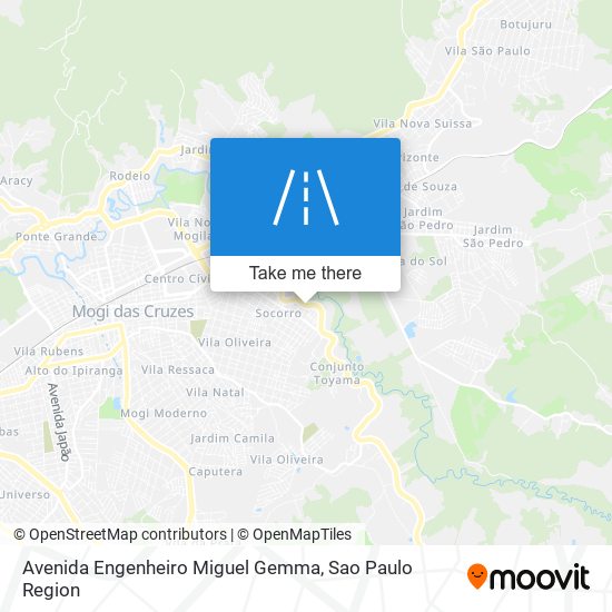 Avenida Engenheiro Miguel Gemma map