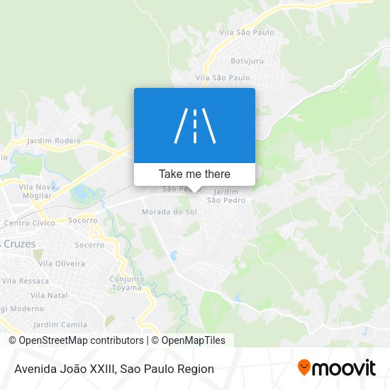 Avenida João XXIII map