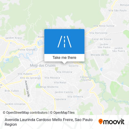 Avenida Laurinda Cardoso Mello Freire map