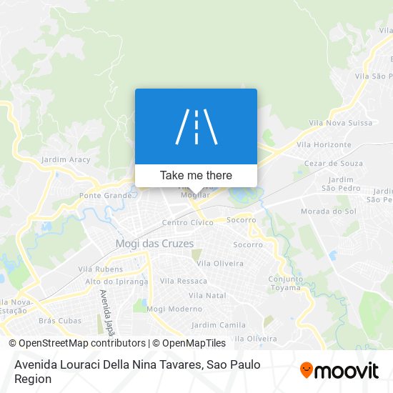 Avenida Louraci Della Nina Tavares map
