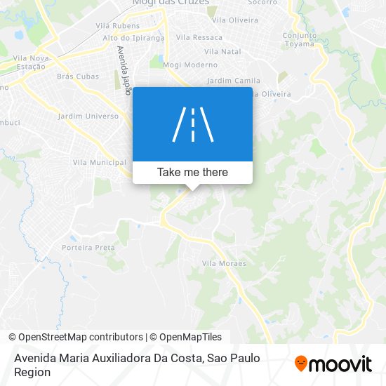 Avenida Maria Auxiliadora Da Costa map