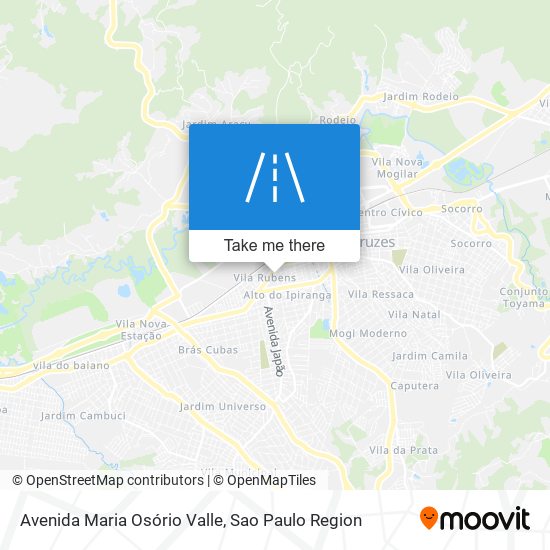 Avenida Maria Osório Valle map