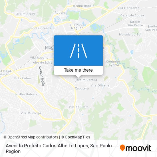 Avenida Prefeito Carlos Alberto Lopes map