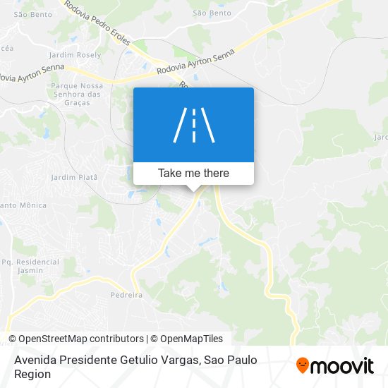 Mapa Avenida Presidente Getulio Vargas