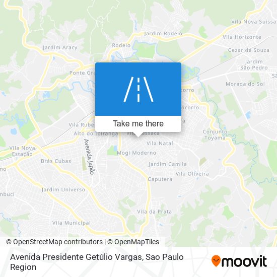 Avenida Presidente Getúlio Vargas map