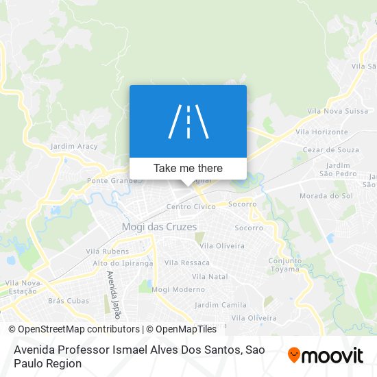 Avenida Professor Ismael Alves Dos Santos map