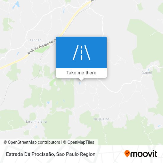 Estrada Da Procissão map