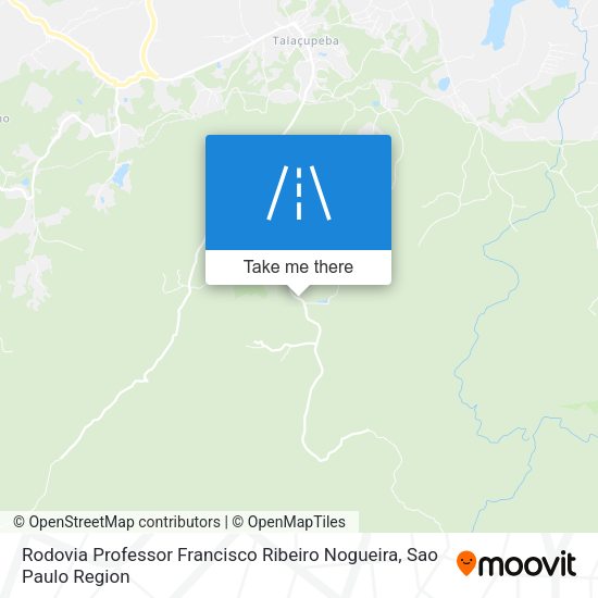 Rodovia Professor Francisco Ribeiro Nogueira map