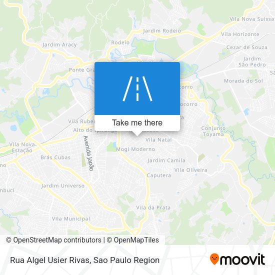 Rua Algel Usier Rivas map