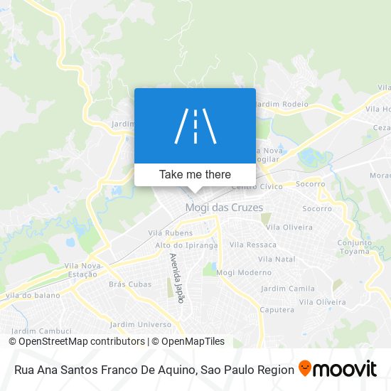 Rua Ana Santos Franco De Aquino map