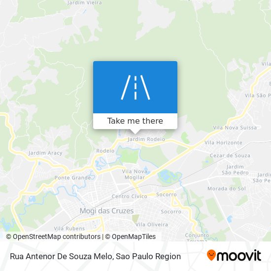 Mapa Rua Antenor De Souza Melo