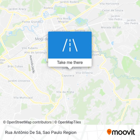 Rua Antônio De Sá map