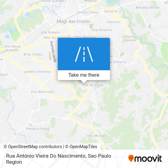 Rua Antônio Vieira Do Nascimento map