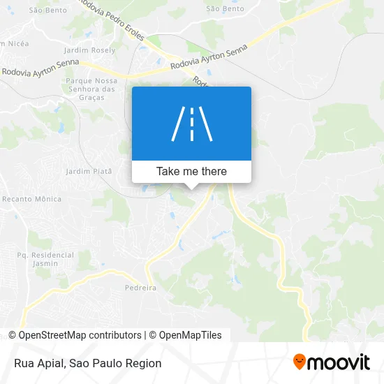 Rua Apial map