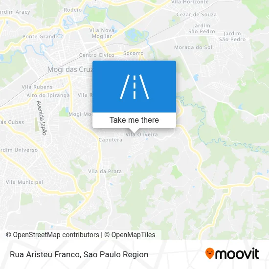 Rua Aristeu Franco map
