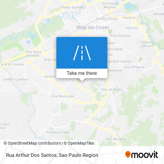 Rua Arthur Dos Santos map