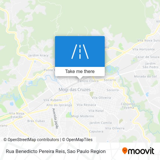 Rua Benedicto Pereira Reis map