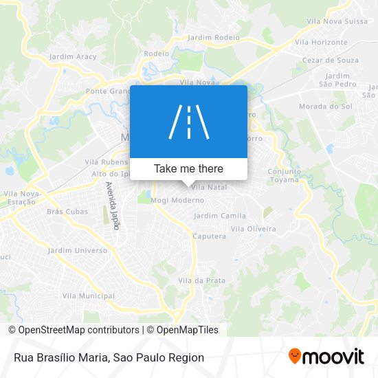 Rua Brasílio Maria map