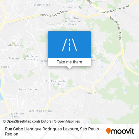 Rua Cabo Henrique Rodrigues Lavoura map