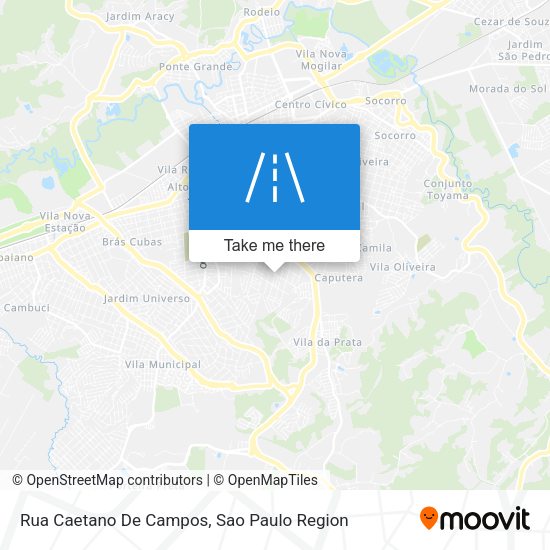 Rua Caetano De Campos map