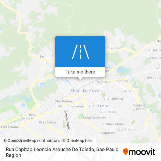 Rua Capitão Leoncio Arouche De Toledo map