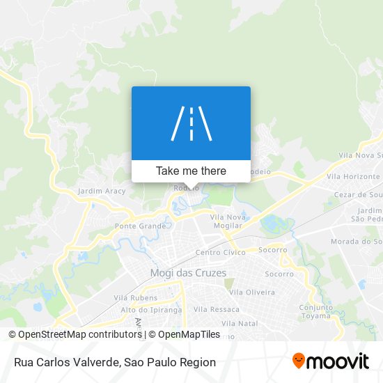 Rua Carlos Valverde map