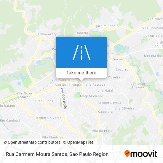 Rua Carmem Moura Santos map