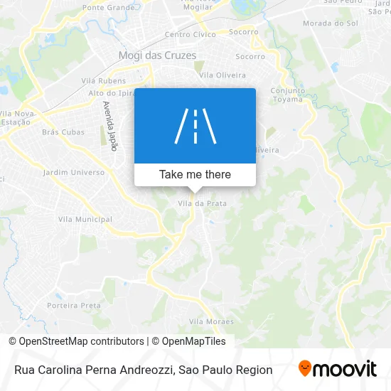 Rua Carolina Perna Andreozzi map