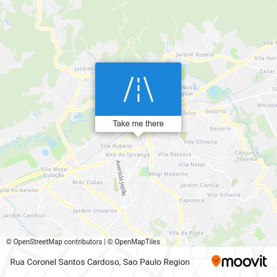 Rua Coronel Santos Cardoso map