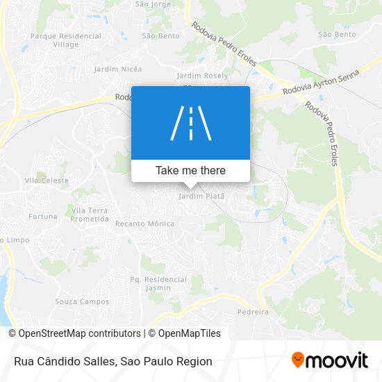 Rua Cândido Salles map